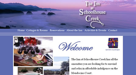 Bed and Breakfast / Inkeeper Web Design