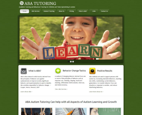 ABA Tutoring - Web Design