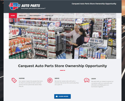 Carquest - Web Design