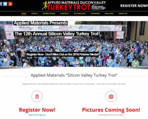 Turkey Trot - Web Design