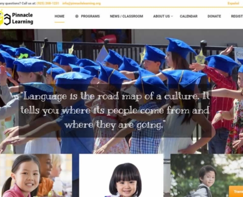 Pinnacle Learning - Web Design