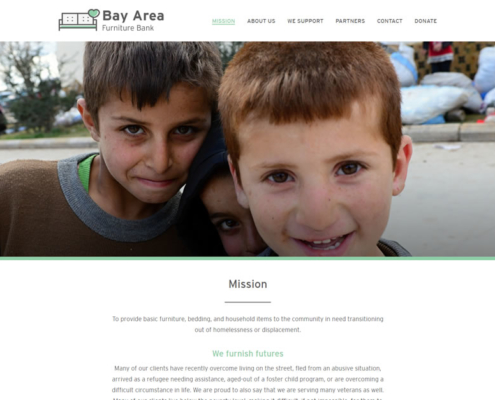 Bay Area Furniture Bank - Web Design