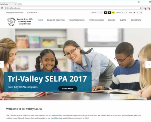 Tri-Valley SELPA - Web Design
