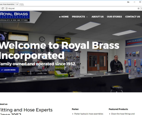 Royal Brass - Web Design