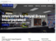 Royal Brass - Web Design