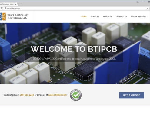 BTI PCB - Web Design